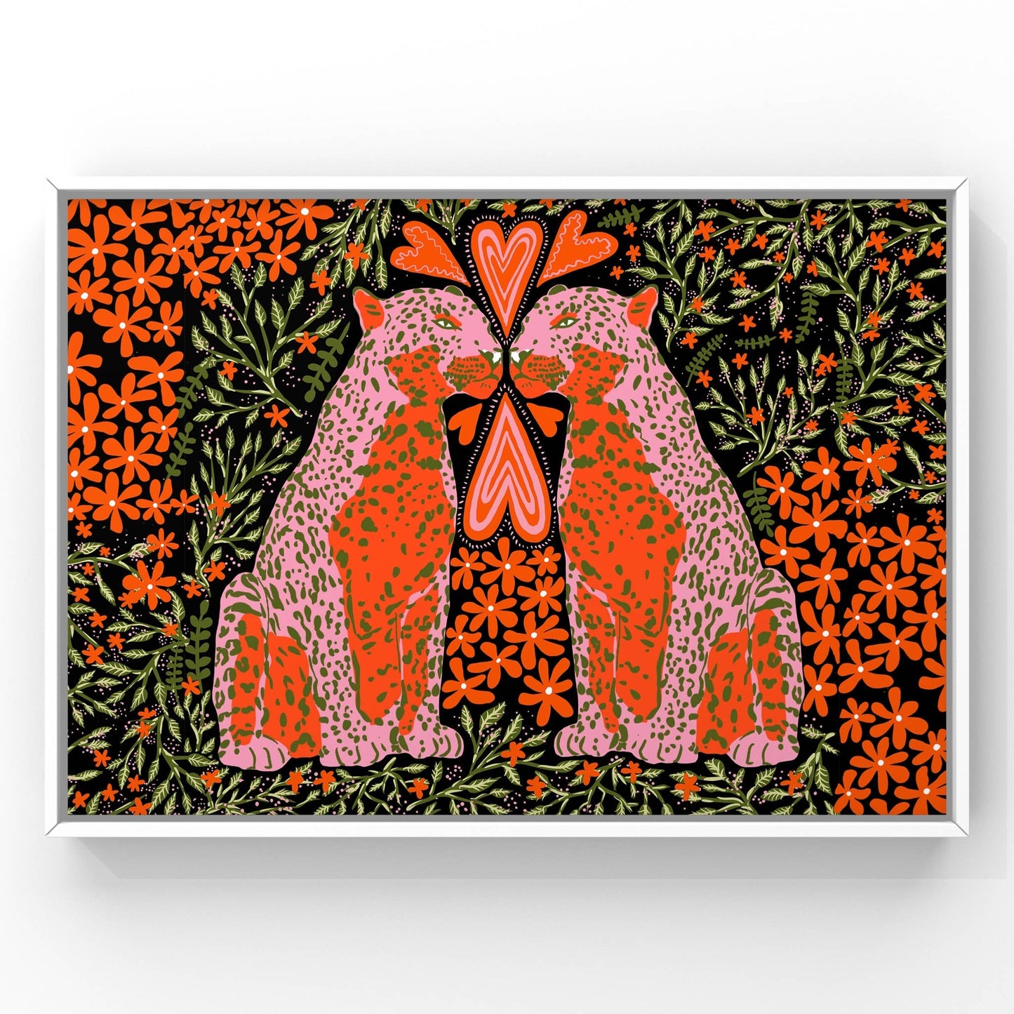 Love Leopards Art Print: A4 - Neighbourhood Threat