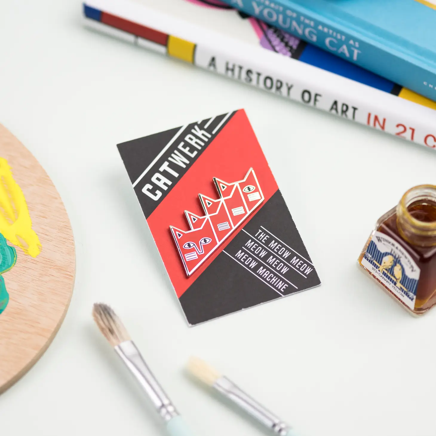 Niaski - Catwerk Cat Artist Pin