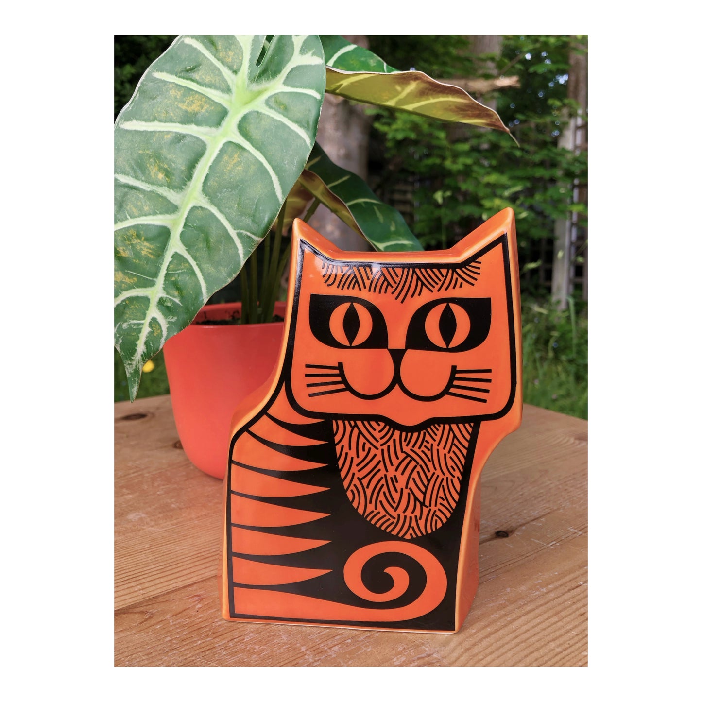Magpie x Hornsea Cat Moneybox - Orange