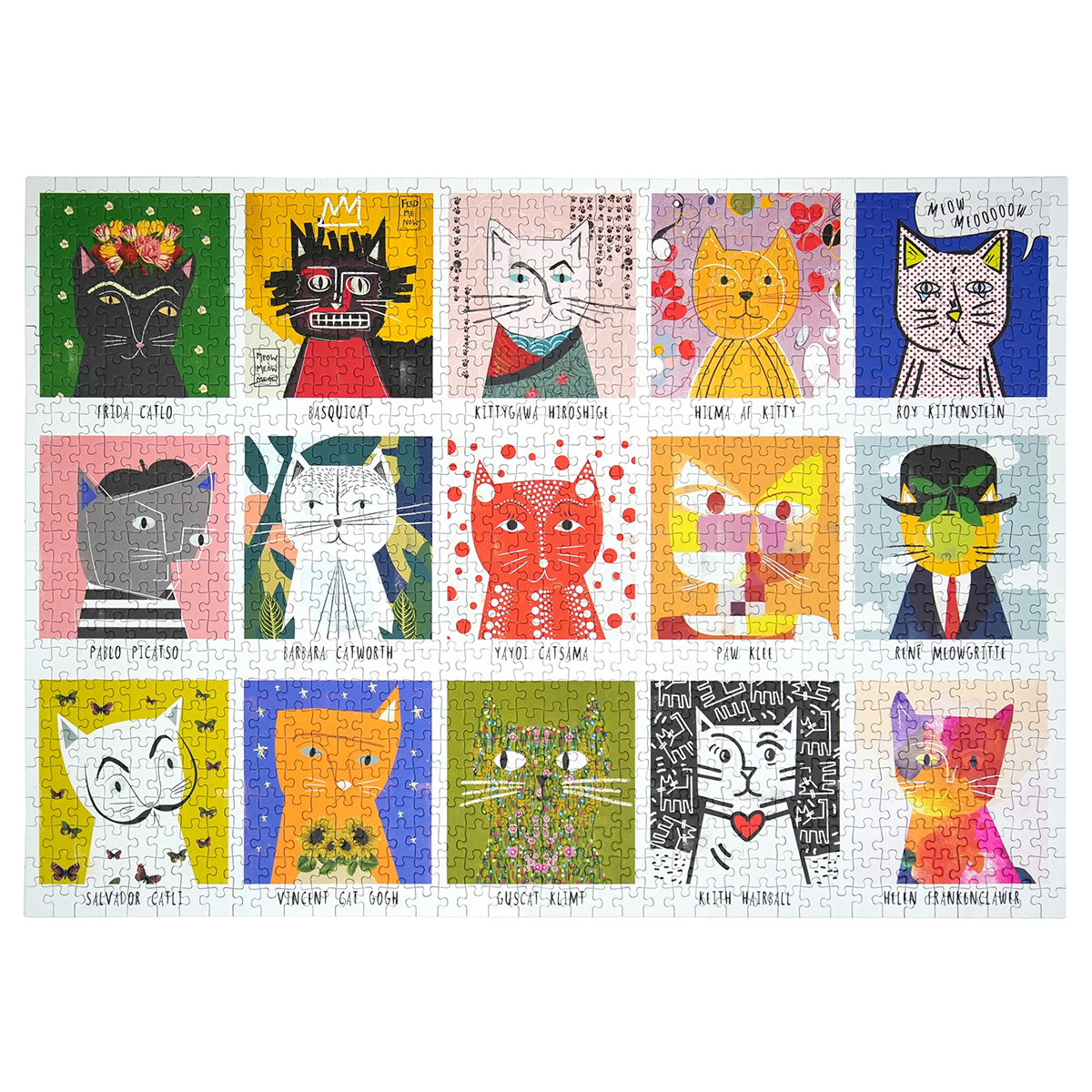 Niaski - Art Cats - 1,000 Piece Premium Puzzle