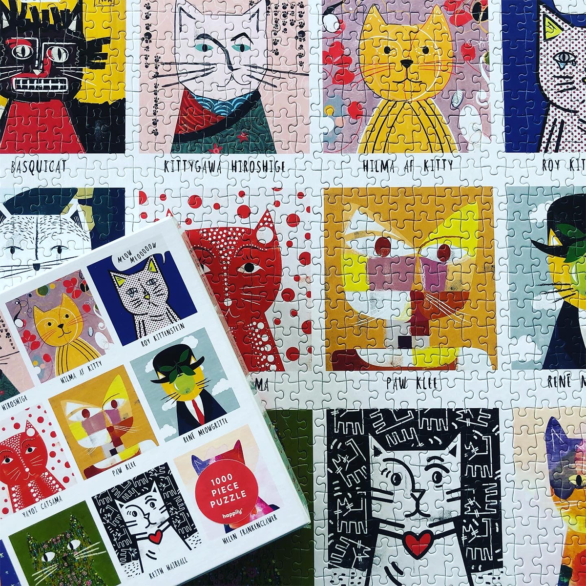 Niaski - Art Cats - 1,000 Piece Premium Puzzle