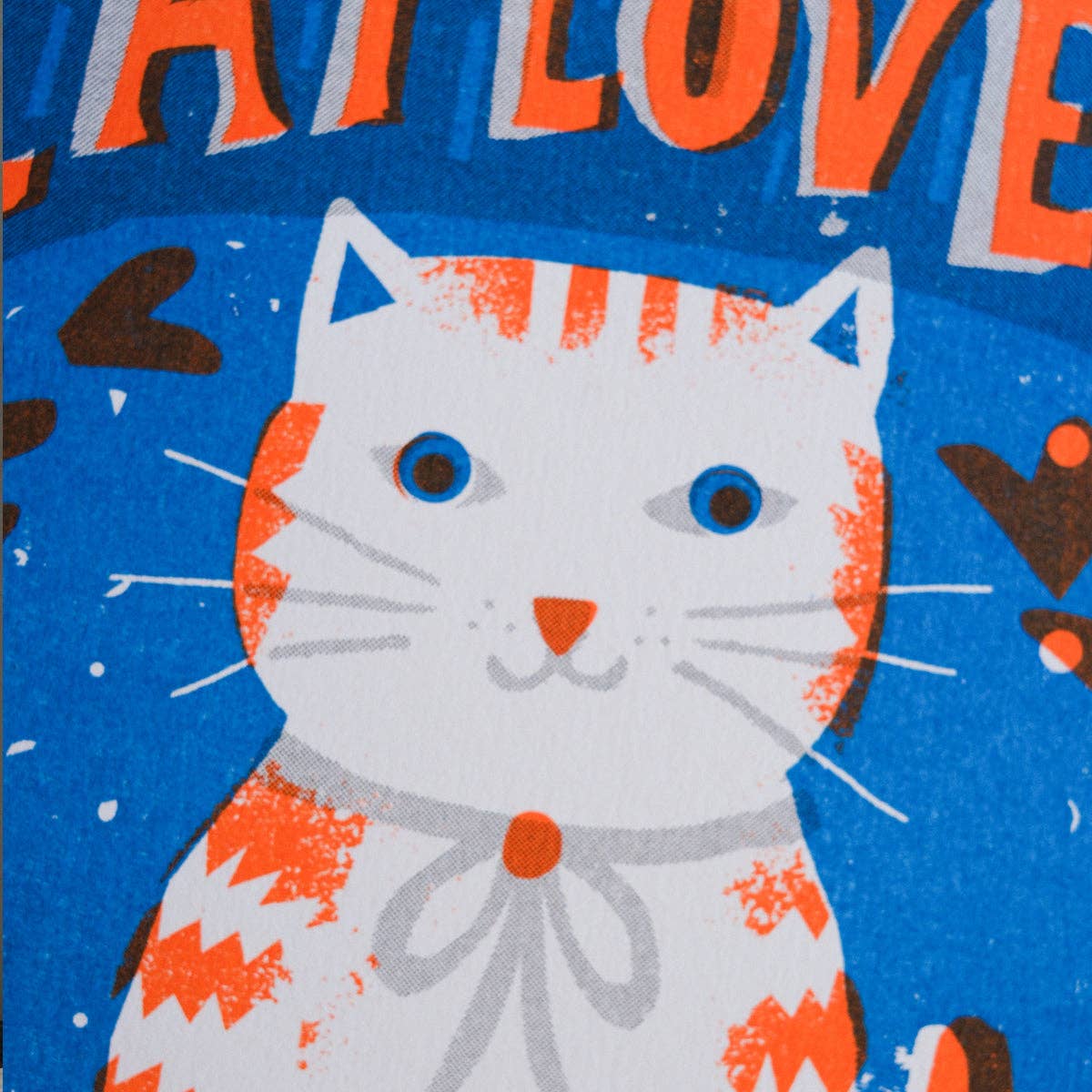 Cat Lover A4 Risograph Art Print