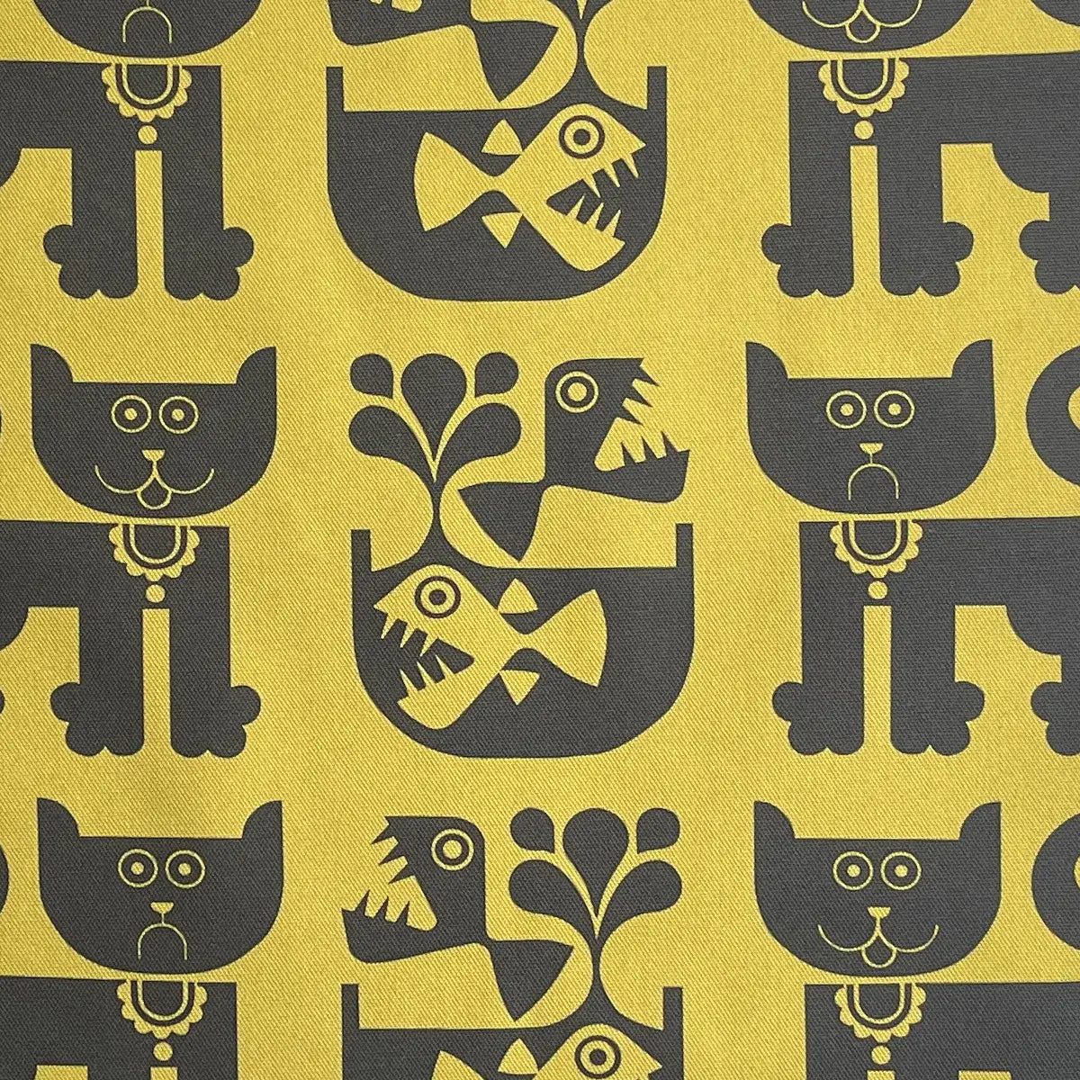 Magpie x Hornsea Teatowel Cat and Pirhana