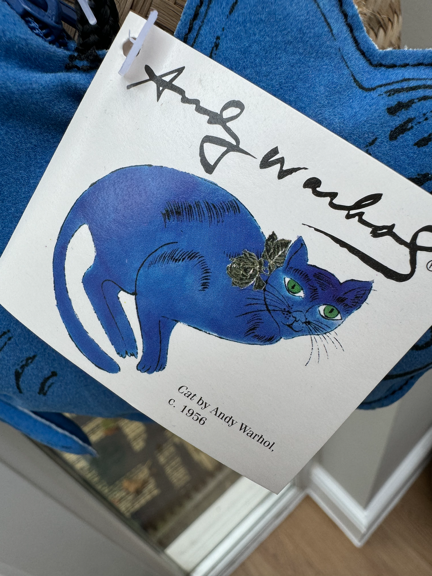 Preloved - Andy Warhol blue cat bag