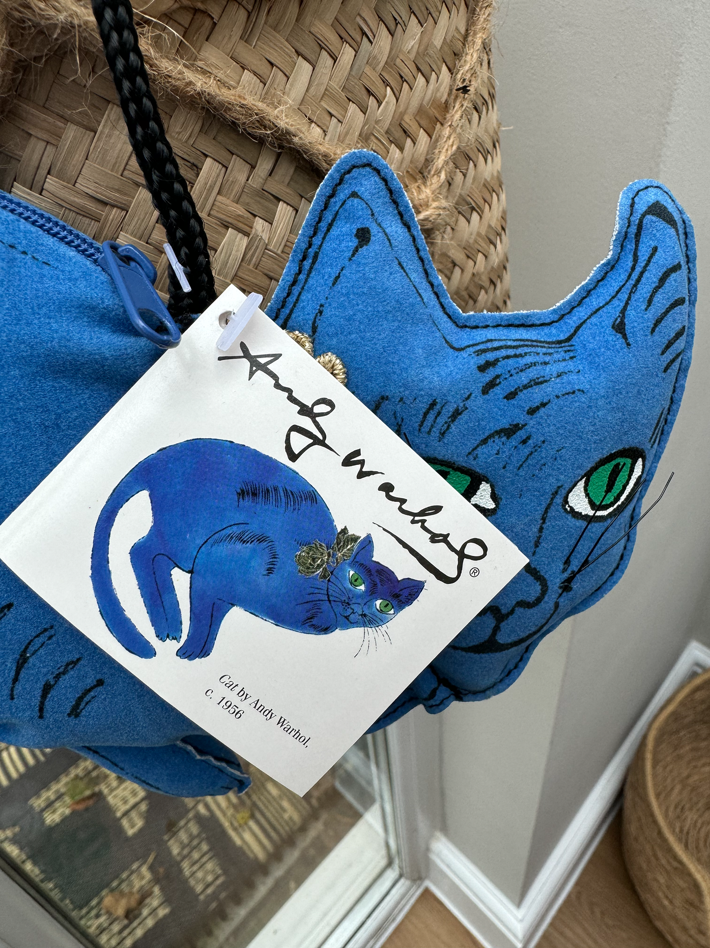 Preloved - Andy Warhol blue cat bag