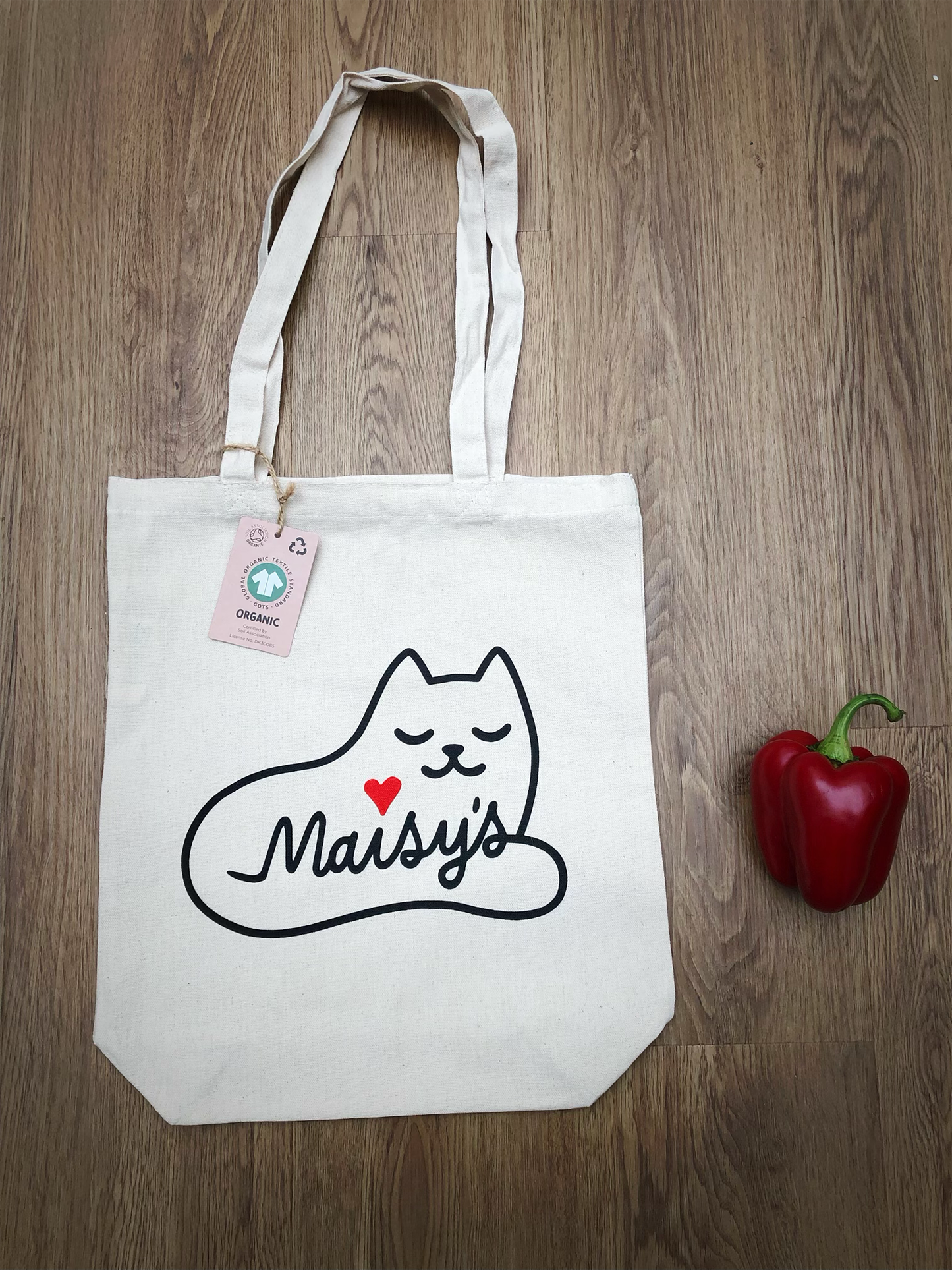 Maisy's Logo Organic Tote Bag