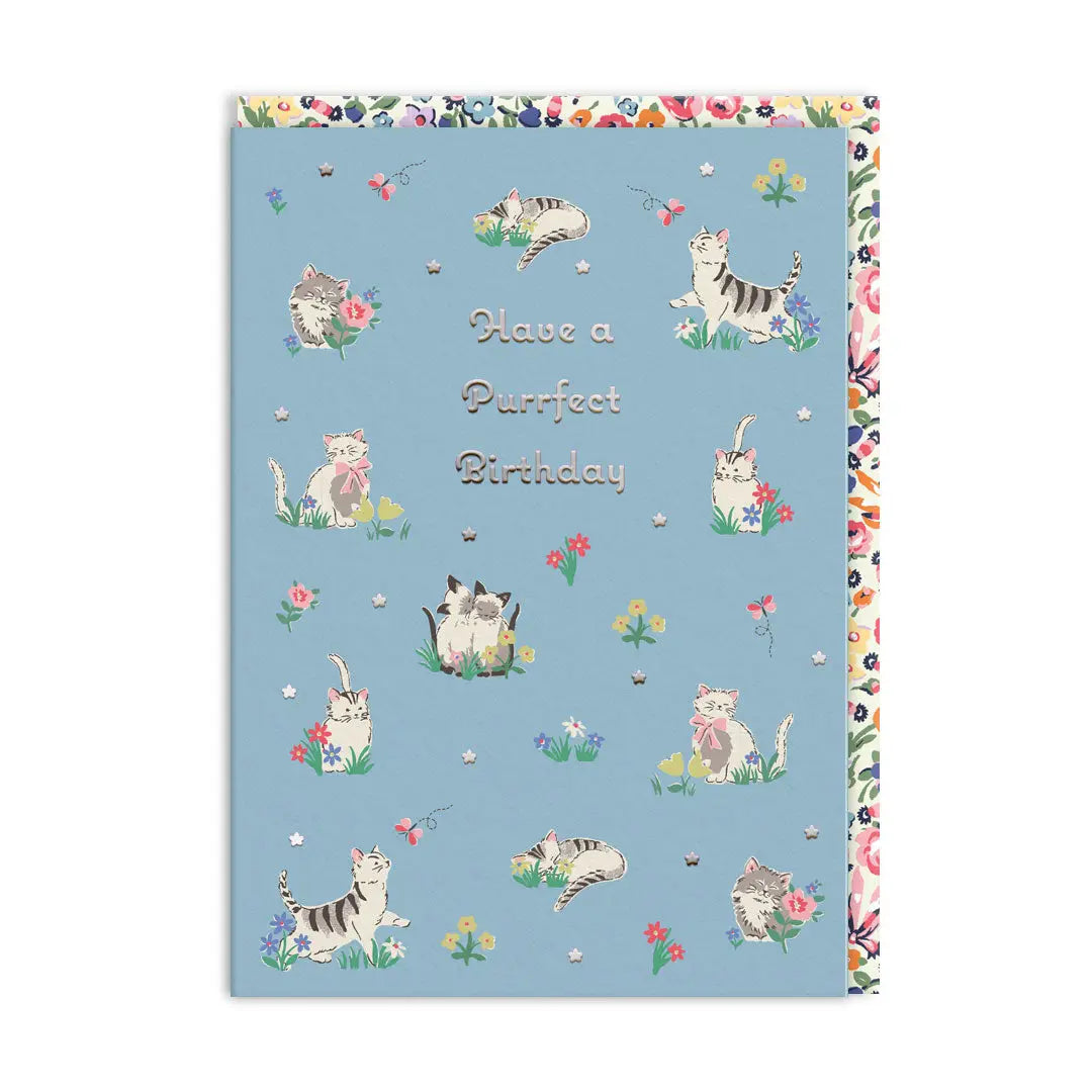Ohh Deer - Cath Kidston Purrfect Kittens Birthday Card
