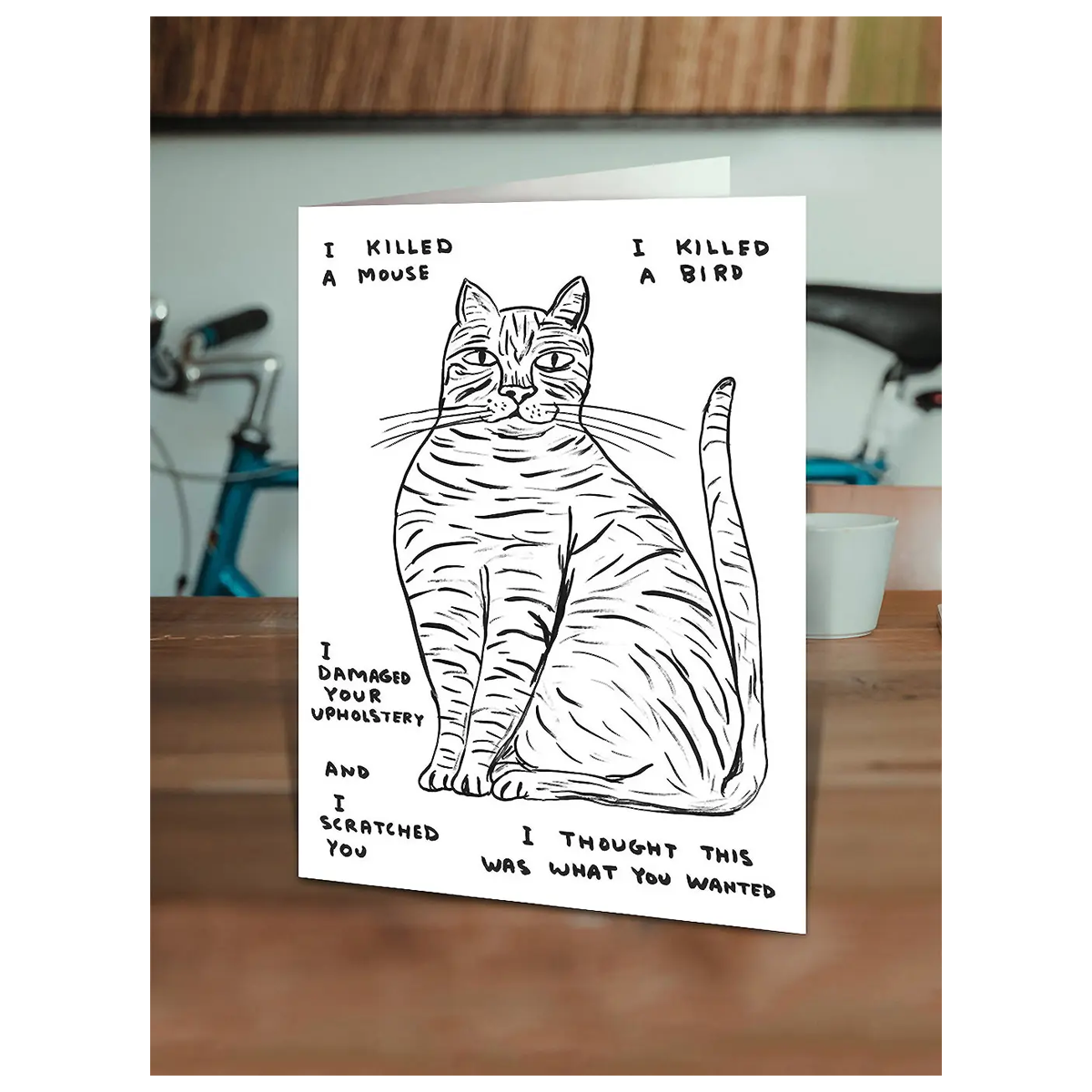 David Shrigley - I Killed A Mouse Card