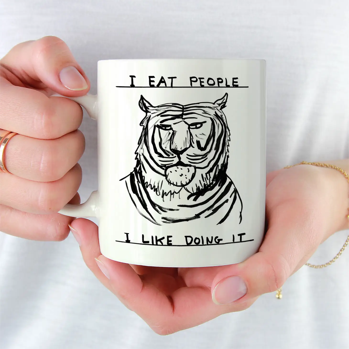 David Shrigley Mug I Eat People