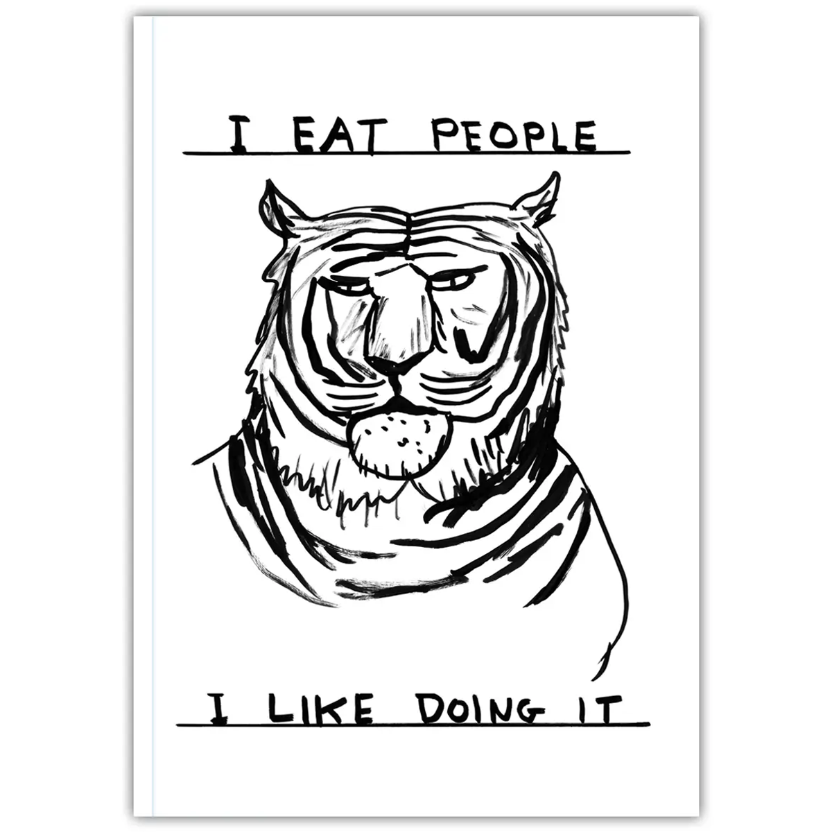 David Shrigley A6 Notebook I Eat People