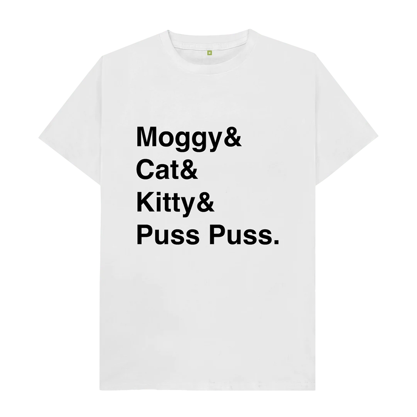 Limited Edition Moggy Organic T-Shirt - white