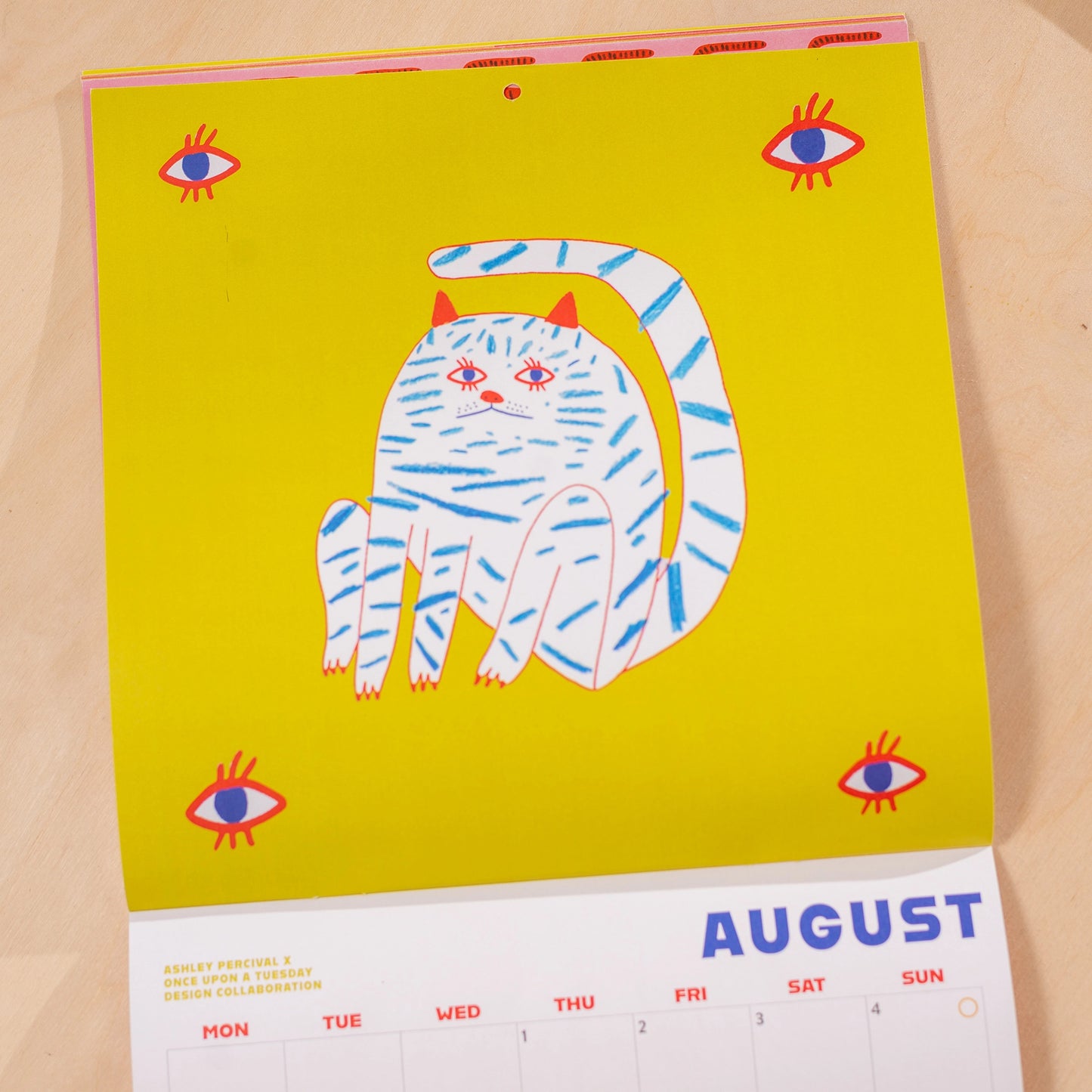 Ashley Percival - 2024 Calendar / the Cats Artist Collab