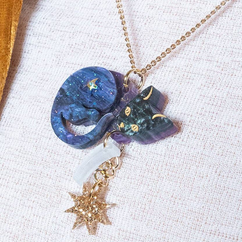 Astrologer's Cat Necklace - Tatty Devine