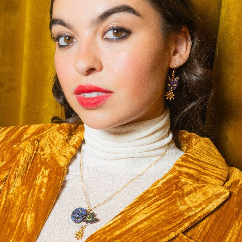 Astrologer's Cat Necklace - Tatty Devine