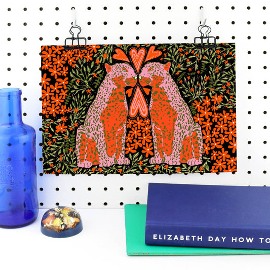 Love Leopards Art Print: A4 - Neighbourhood Threat