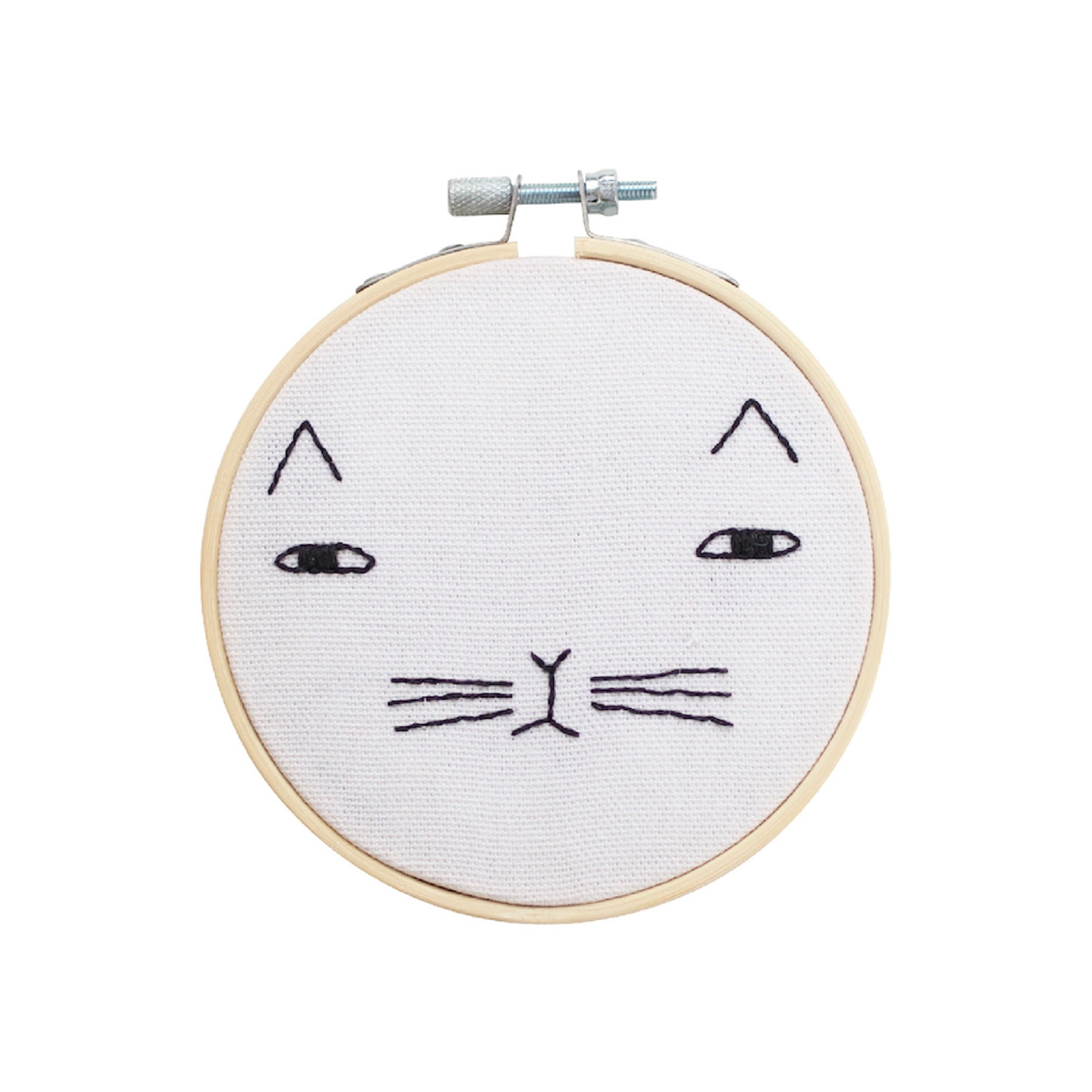 Cotton Clara - Mog the Cat Donna Wilson Embroidery Hoop Kit