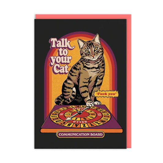 Steven Rhodes - Talk To Your Cat Card