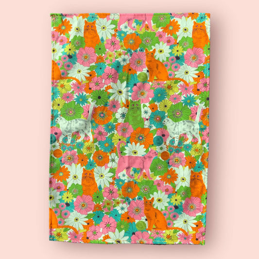 Camo Cats Tea Towel - Neighbourhood Threat