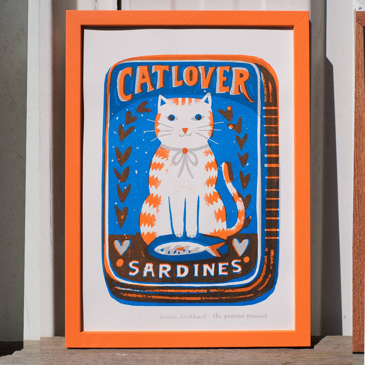 Cat Lover A4 Risograph Art Print