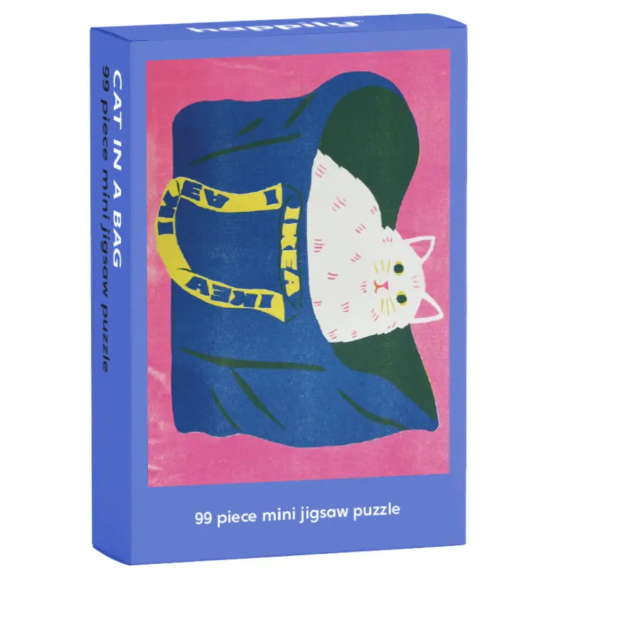 Cat in A Bag - 99 Piece MINI Jigsaw Puzzle