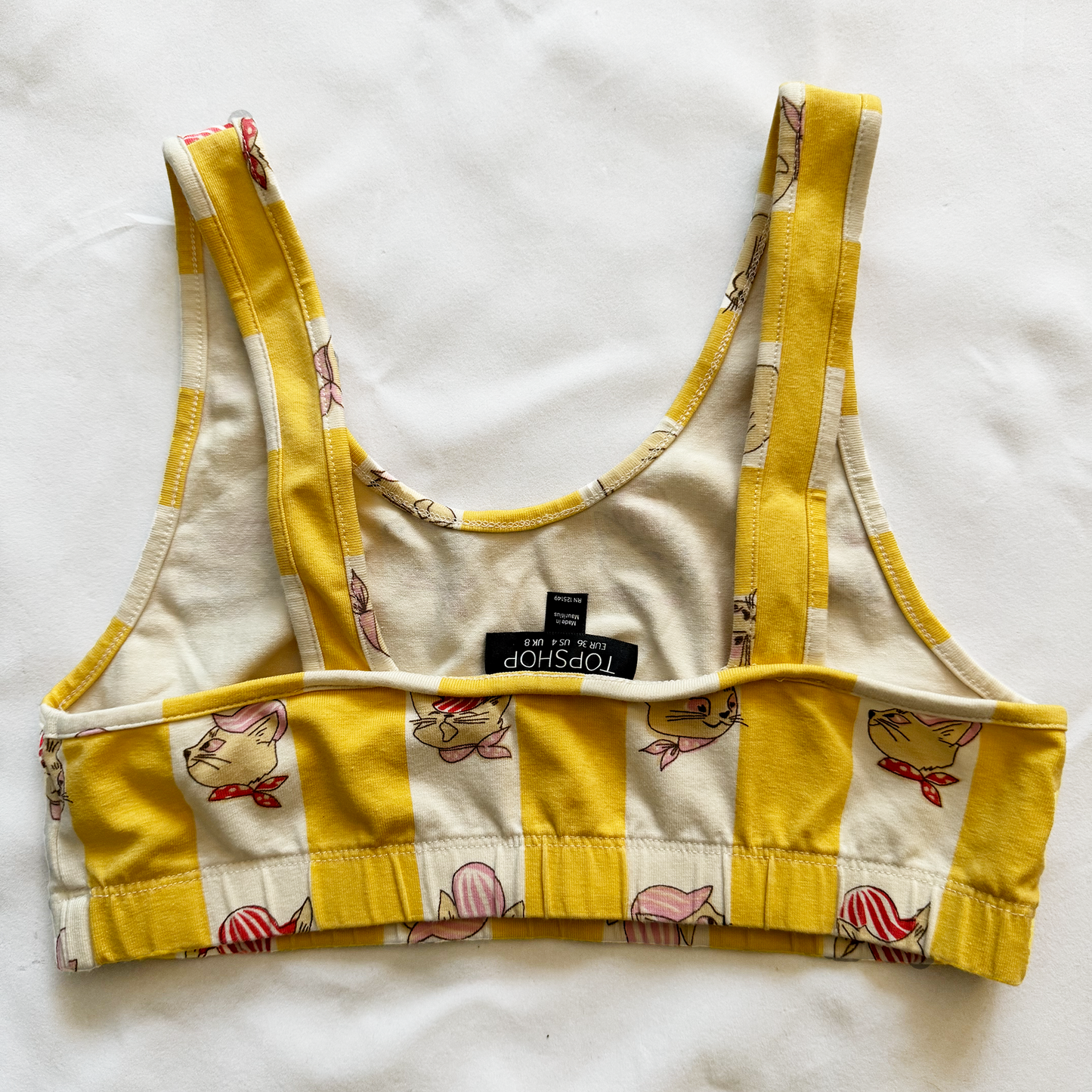 Preloved - Topshop Cat Bralette UK 8