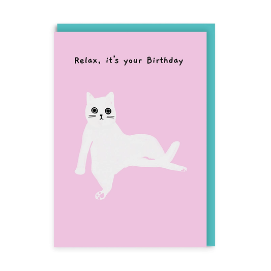 Ohh Deer - Relax It's Your Birthday Greeting Card