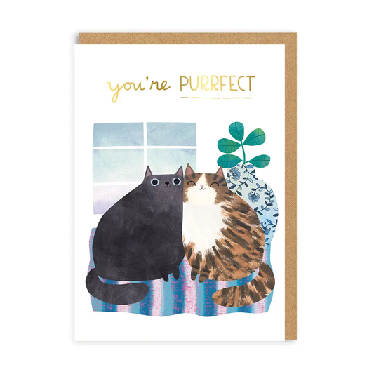 Ohh Deer - Anniversary Cats Greeting Card