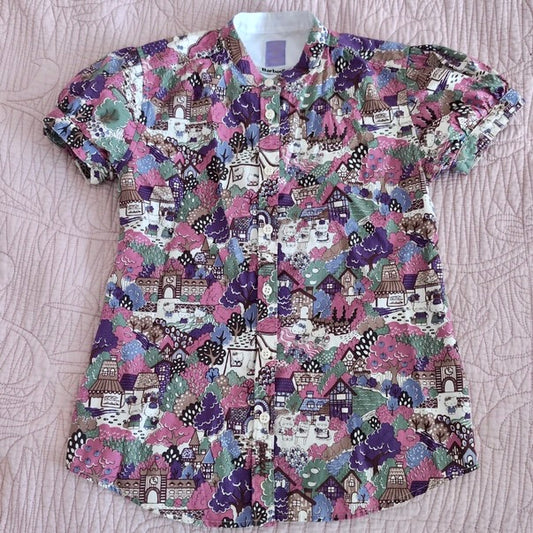 Preloved Kids - Barbour x Liberty Hello Kitty Shirt / Blouse Age 8-9